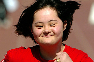 Special Olympics athlete