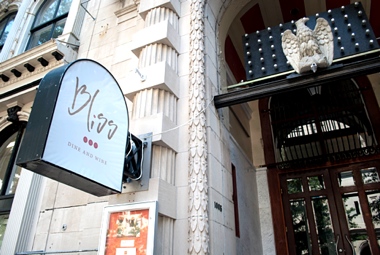 Bliss exterior sign
