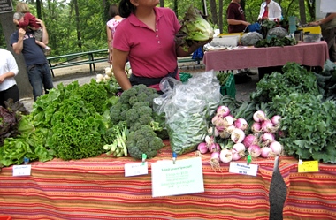 South of the James farmers market vendor