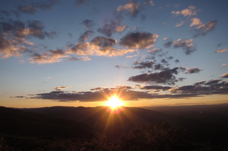 bluerdigesunset