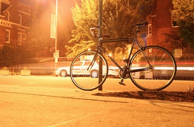 Bicycle at night
