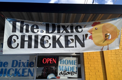 Dixie Chicken sign