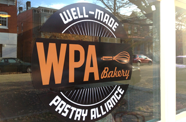 WPA Bakery sign