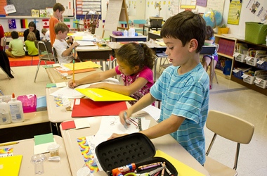elementary school students