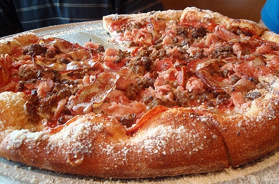Mellow Mushroom meat lover pizza