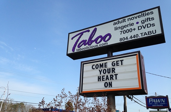 Taboo sign