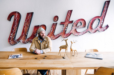 A for Adventure owner Jonathan Goldberg in office