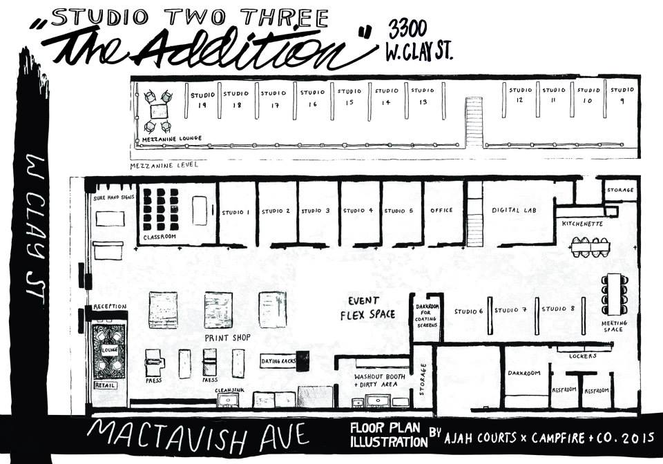 Studio Two Three Floorplan