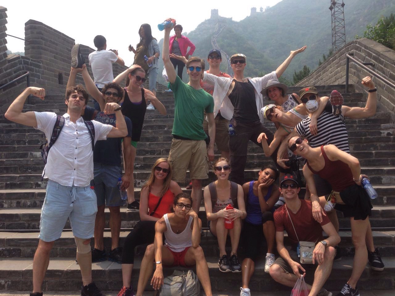 RICHARD - Group Makes it to the Top of The Great Wall