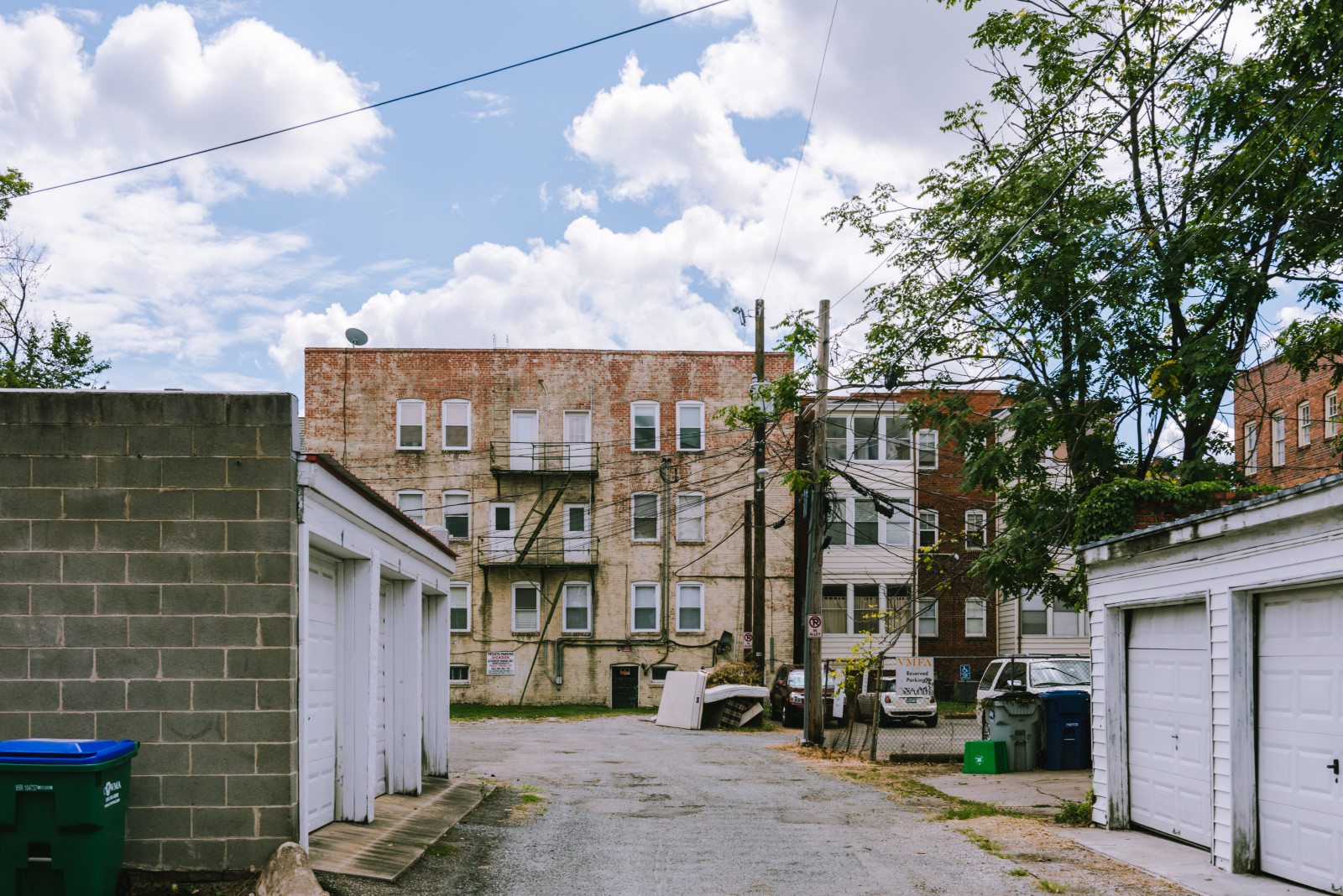 Between N. Mulberry Street and Boulevard, off of Hanover Avenue.