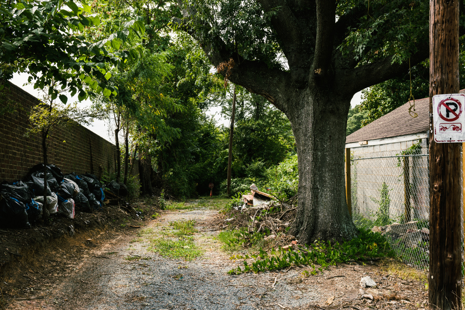 To the left of Althea Pkwy and to the right of Holy Cross Cemetery, off of 1st Avenue.