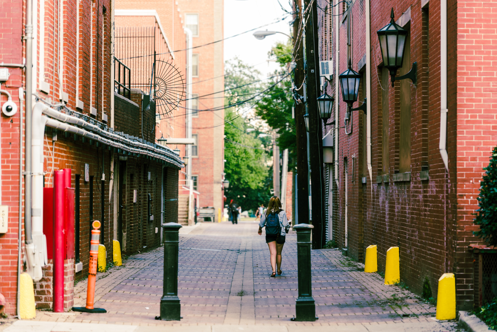 Between Cathedral Place and W. Franklin Street, off of N. Laurel Street,