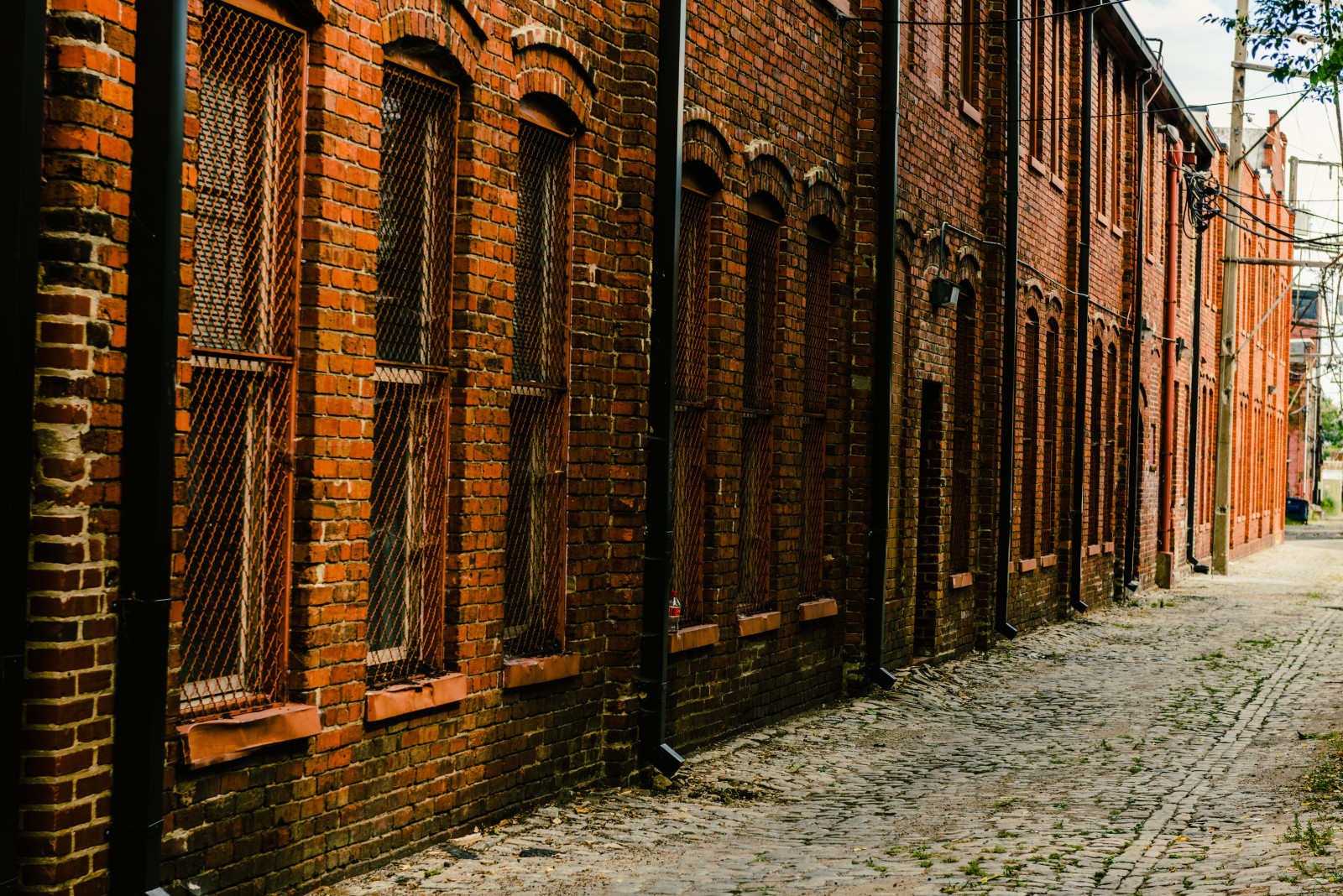 Between W. Broad Street and W. Grace Street, off of N. Allison Street .